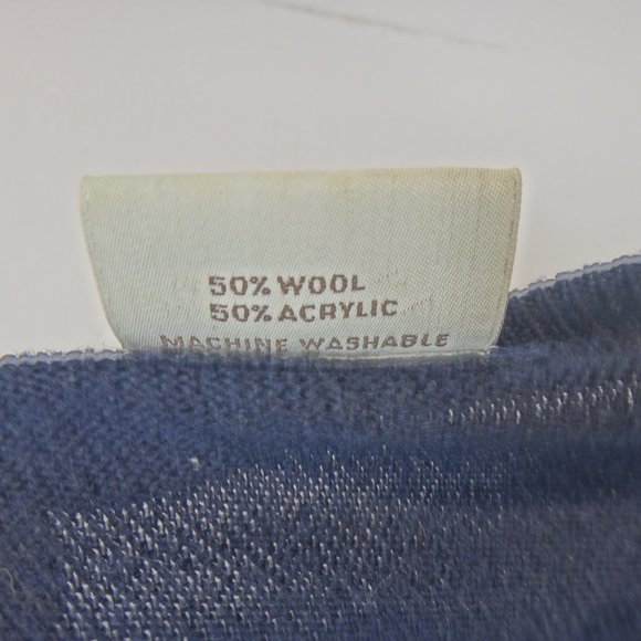 JAEGER SPORTSMAN Jumper Sweater Pullover Mens Medium Navy Vintage Classic - Picture 7 of 7